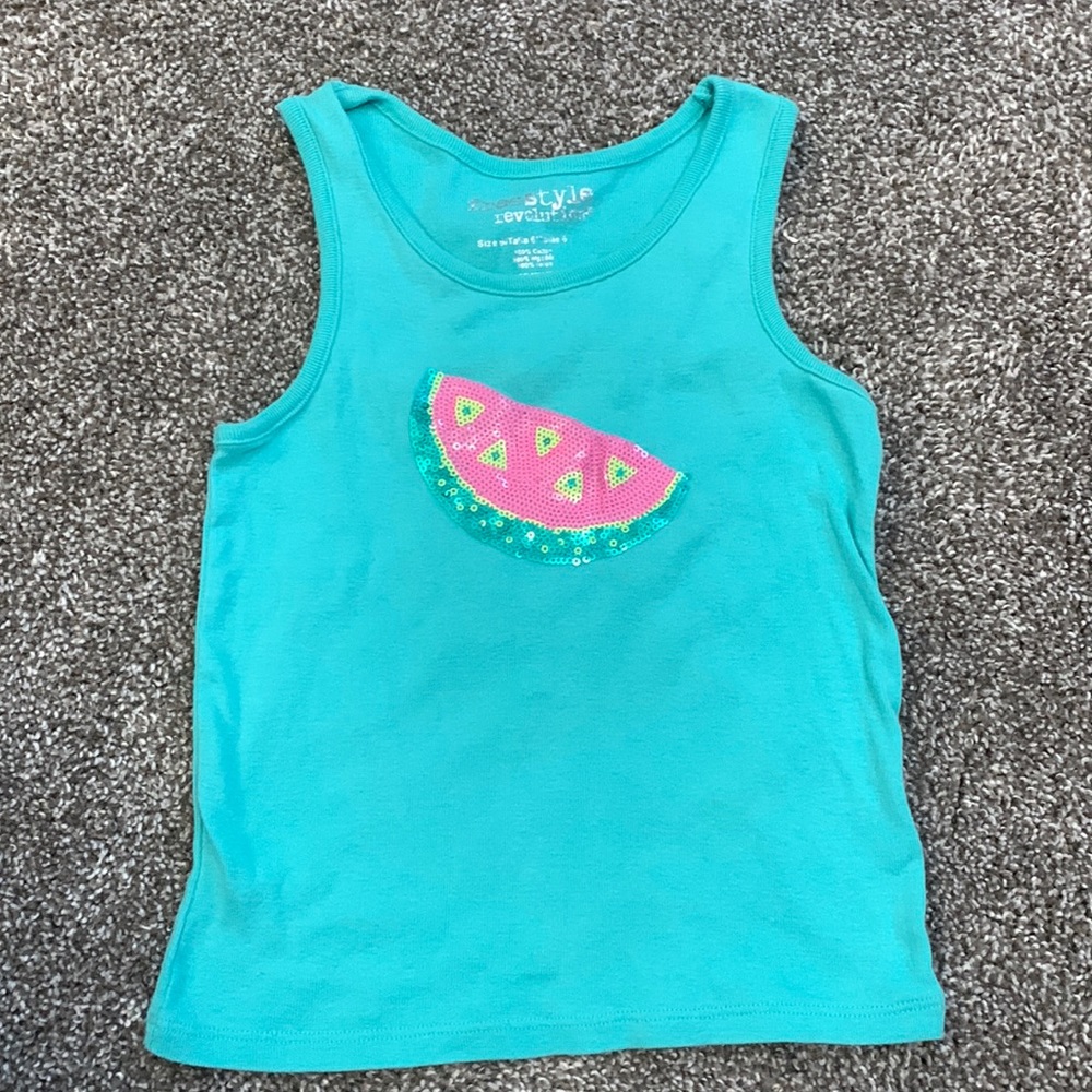 Girl’s Watermelon Tank Top